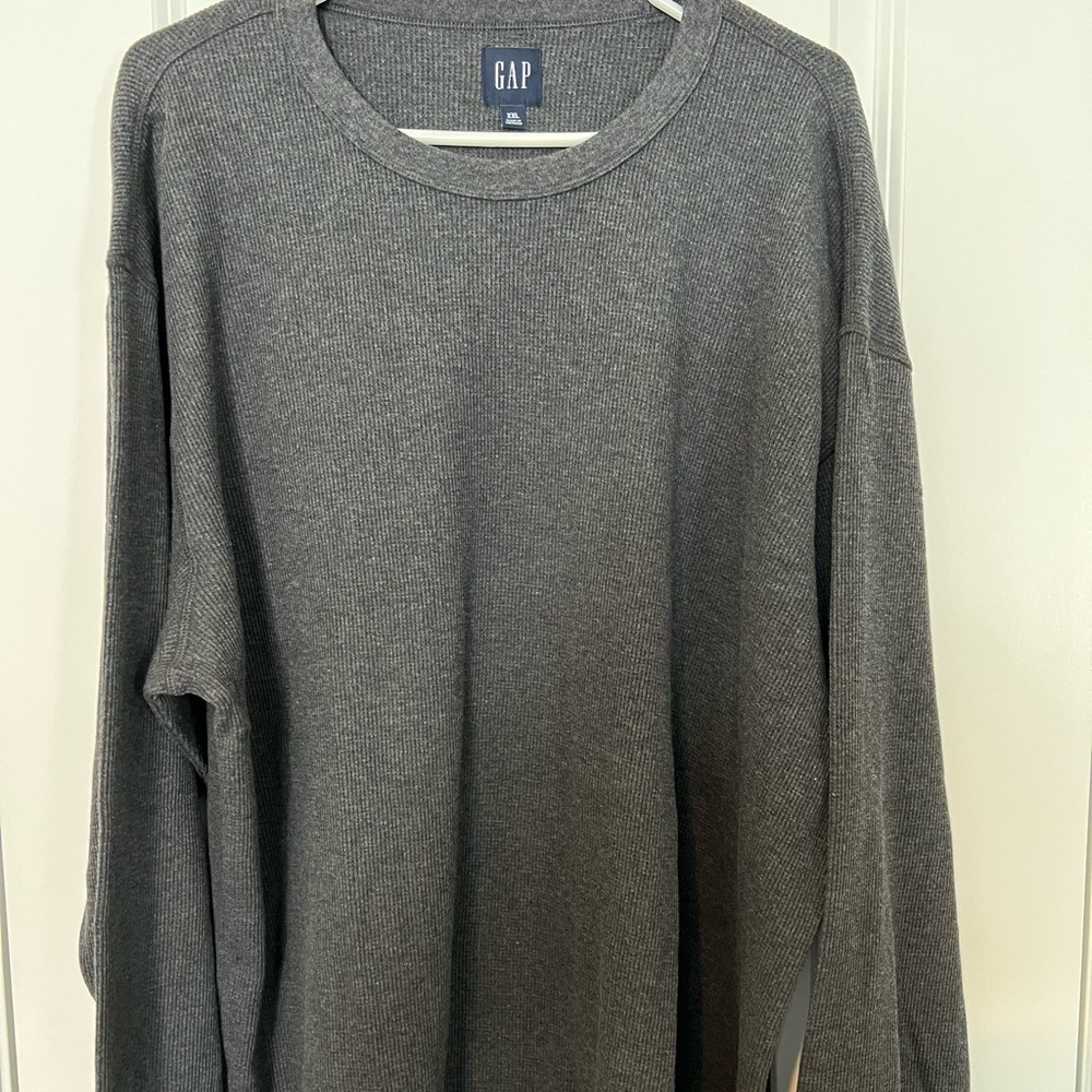 XXL Men’s Gap gray long sleeve thermal BRAND NEW with tags